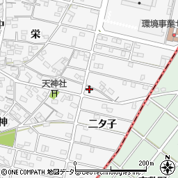 愛知県江南市和田町二タ子61周辺の地図
