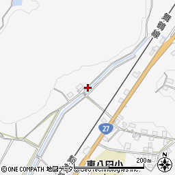 京都府綾部市上杉町（今北）周辺の地図