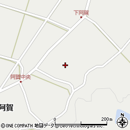 鳥取県西伯郡南部町阿賀周辺の地図