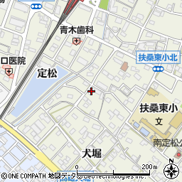 愛知県丹羽郡扶桑町高雄定松郷164周辺の地図