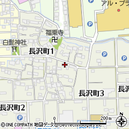 岐阜県大垣市長沢町1丁目927周辺の地図