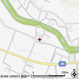 京都府綾部市物部町的場周辺の地図