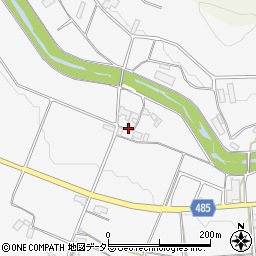 京都府綾部市物部町（的場）周辺の地図