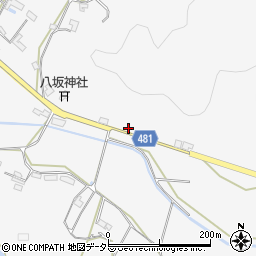京都府綾部市上杉町崩周辺の地図