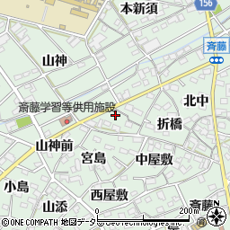 愛知県丹羽郡扶桑町斎藤北脇9周辺の地図
