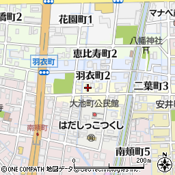 岐阜県大垣市二葉町2丁目3周辺の地図