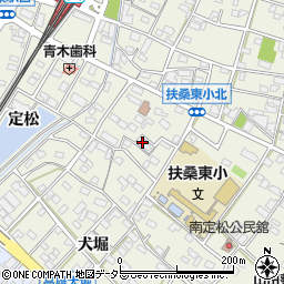 愛知県丹羽郡扶桑町高雄定松郷120周辺の地図