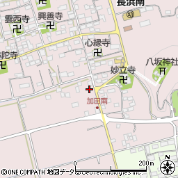 滋賀県長浜市加田町117周辺の地図