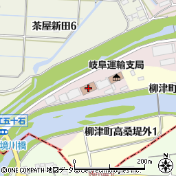 岐阜県自動車税事務所周辺の地図