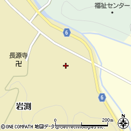 鳥取県八頭郡八頭町岩渕周辺の地図
