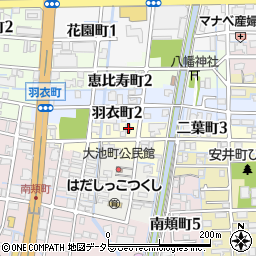 岐阜県大垣市二葉町2丁目6周辺の地図