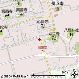 滋賀県長浜市加田町116周辺の地図