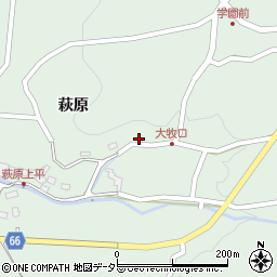 岐阜県瑞浪市稲津町萩原1246-1周辺の地図