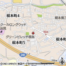 松岡特殊鋼多治見工場周辺の地図