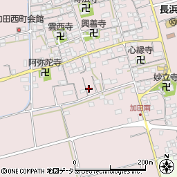 滋賀県長浜市加田町2406-1周辺の地図