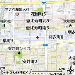 ミニストップ大垣羽衣町店周辺の地図