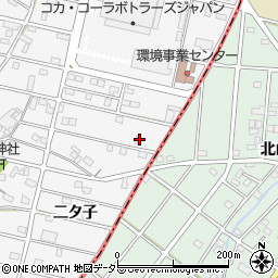 愛知県江南市和田町二タ子21周辺の地図