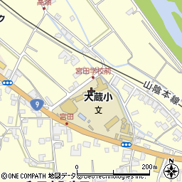 朝来市　大蔵学童クラブ周辺の地図