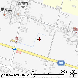 滋賀県高島市新旭町旭周辺の地図
