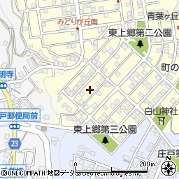 神奈川県横浜市栄区東上郷町53周辺の地図