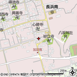滋賀県長浜市加田町112周辺の地図