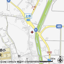 京都府綾部市物部町蓮池周辺の地図