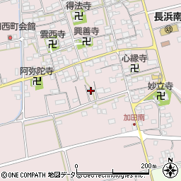 滋賀県長浜市加田町2411周辺の地図
