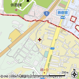 神奈川県藤沢市大鋸1231-4周辺の地図