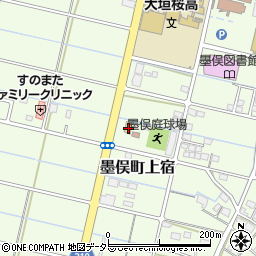 セブンイレブン墨俣町上宿店周辺の地図
