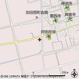 滋賀県長浜市加田町510周辺の地図