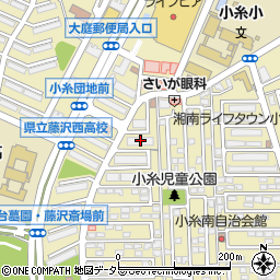 湘南小糸第二住宅９号棟周辺の地図