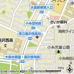 湘南小糸第一住宅２号棟周辺の地図