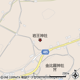岩王神社周辺の地図