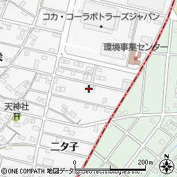 愛知県江南市和田町二タ子12周辺の地図