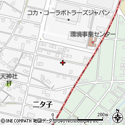愛知県江南市和田町二タ子13周辺の地図