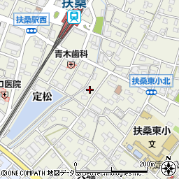 愛知県丹羽郡扶桑町高雄定松郷127-1周辺の地図