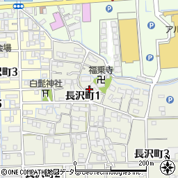 岐阜県大垣市長沢町1丁目956周辺の地図