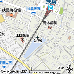 愛知県丹羽郡扶桑町高雄定松8周辺の地図