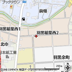 愛知県犬山市羽黒稲葉西周辺の地図