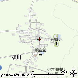 滋賀県米原市須川周辺の地図