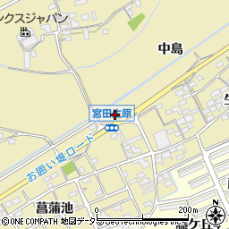 愛知県江南市宮田町中島119周辺の地図