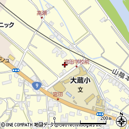 朝来市立　大蔵こども園周辺の地図