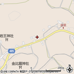 京都府綾部市七百石町金里周辺の地図