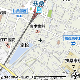 愛知県丹羽郡扶桑町高雄定松46周辺の地図