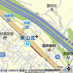 神奈川県足柄上郡山北町向原2003周辺の地図