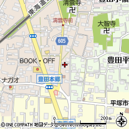 神奈川県平塚市豊田本郷1790周辺の地図