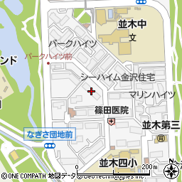 金沢シーサイドタウンなぎさ団地７－２号棟周辺の地図