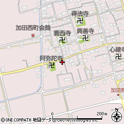滋賀県長浜市加田町2390-2周辺の地図
