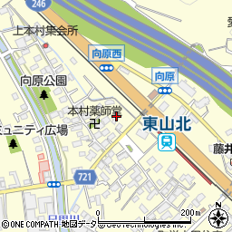 神奈川県足柄上郡山北町向原1867周辺の地図