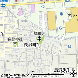 福乗寺周辺の地図